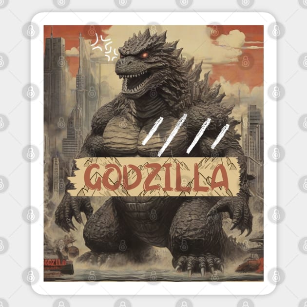 Godzilla Minus One Sticker by Prossori